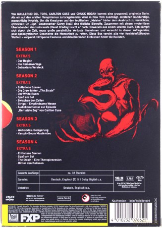 The Strain Season 1-4 (Wirus) [BOX] [14DVD]