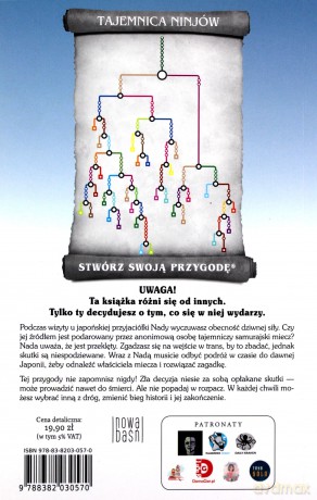 Stwórz swoją przygodę. Tajemnica Ninjów - Jay Leibold [KSIĄŻKA]
