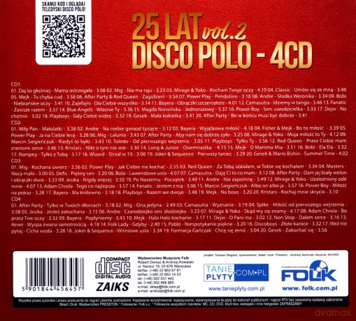 25 Lat Disco Polo Vol. 2 [4CD]