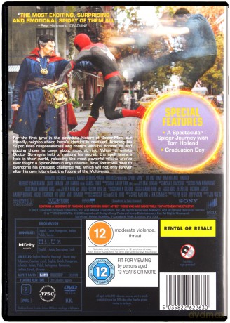 Spider-Man: Bez drogi do domu [DVD]