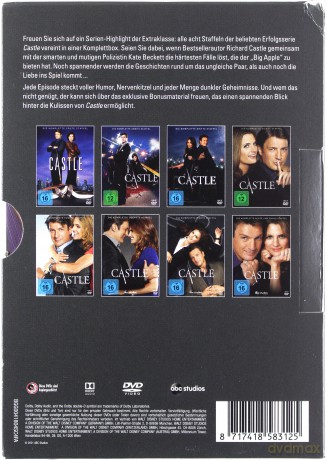 Castle Season 1-8 [BOX] [45DVD]