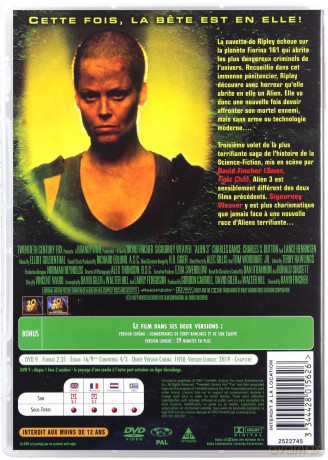 Alien 3 (Obcy 3) [DVD]