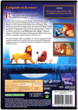 The Lion King (Król Lew) (Disney) [DVD]