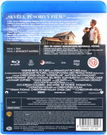 Interstellar [Blu-Ray]