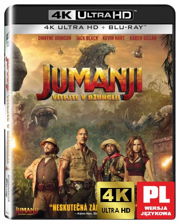 Jumanji: Przygoda w dżungli [Blu-Ray 4K]+[Blu-Ray]