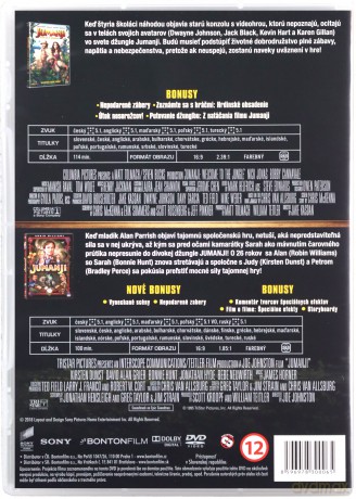 Jumanji / Jumanji: Przygoda w dżungli [2DVD]