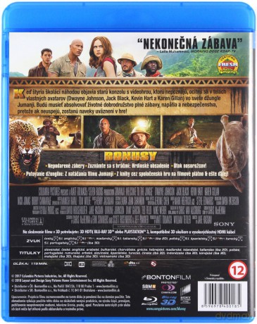 Jumanji: Przygoda w dżungli [Blu-Ray 3D]+[Blu-Ray]