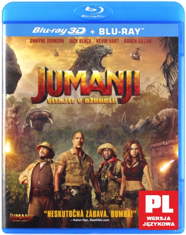 Jumanji: Przygoda w dżungli [Blu-Ray 3D]+[Blu-Ray]