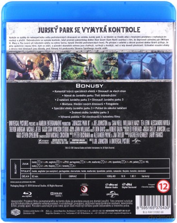 Park Jurajski 3 [Blu-Ray]