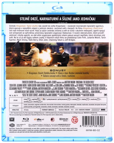 Kingsman: Złoty Krąg [Blu-Ray]