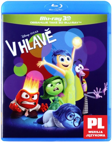 W głowie się nie mieści (Disney) [Blu-Ray 3D]+[Blu-Ray]