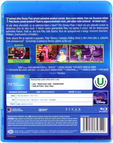 W głowie się nie mieści (Disney) [Blu-Ray]