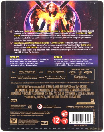 Dark Phoenix (X-Men: Mroczna Phoenix) (steelbook) [Blu-Ray]