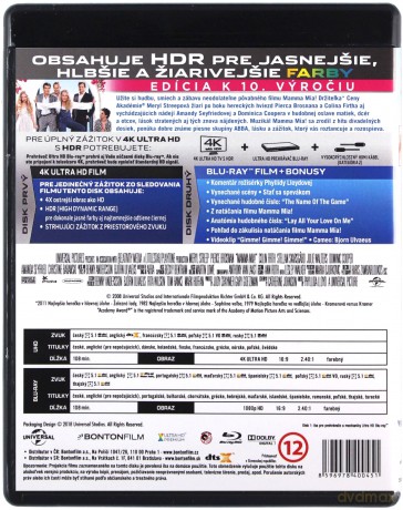 Mamma Mia! [Blu-Ray 4K]+[Blu-Ray]