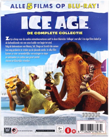 Ice Age 1-5 (Epoka Lodowcowa 1-5) [BOX] [5xBlu-Ray]