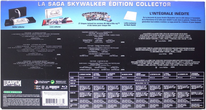 Star Wars: The Skywalker Saga (Limited) [BOX] [9xBlu-Ray 4K]+[18xBlu-Ray]