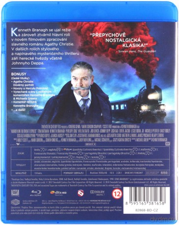 Morderstwo w Orient Expressie [Blu-Ray]