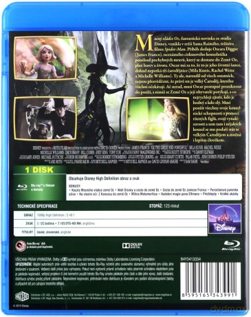 Oz: Wielki i Potężny [Blu-Ray]