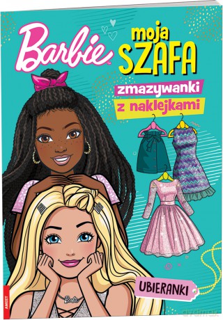 Barbie Moja szafa Zmazywanki z naklejkami SSN-1102 [KSIĄŻKA]