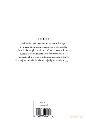 Biblia dla dzieci [KSIĄŻKA]