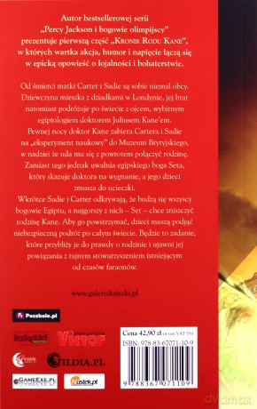 Czerwona piramida. Kroniki rodu Kane (Tom 1) - Rick Riordan [KSIĄŻKA]