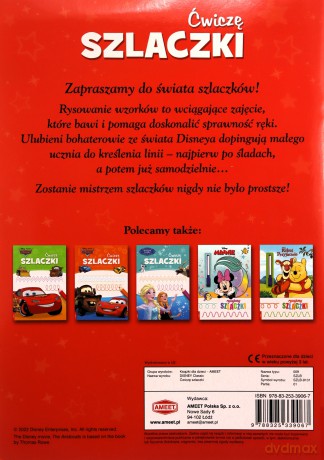 Disney classic Ćwiczę szlaczki SZLB-9101 [KSIĄŻKA]
