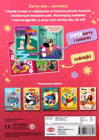 Disney księżniczka Śmiej się z księżniczkami STX-9111 [KSIĄŻKA]
