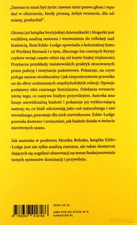 Dlaczego nie rozmawiam już z białymi o kolorze skóry - Reni Eddo-Lodge [KSIĄŻKA]