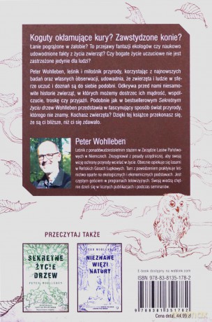 Duchowe życie zwierząt - Peter Wohlleben [KSIĄŻKA]