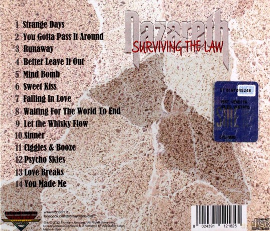 Nazareth: Surviving The Law [CD]