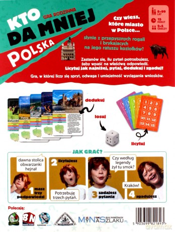 Gra Kto da mniej Polska Edgard Games - Hubert Wierciński, Michał Szewczyk [GRA]