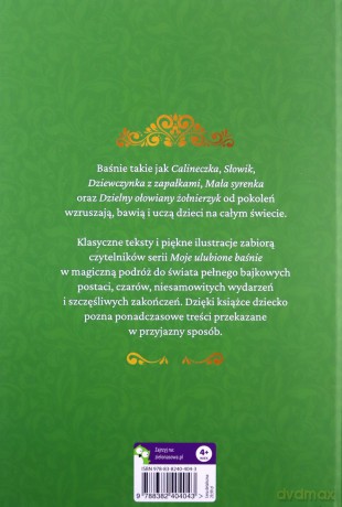Hans Christian Andersen. Moje ulubione baśnie [KSIĄŻKA]