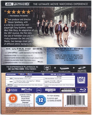 West Side Story [Blu-Ray 4K]+[Blu-Ray]
