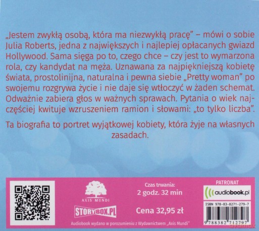Julia Roberts. Na własnych zasadach - Magda Patryas [AUDIOBOOK]