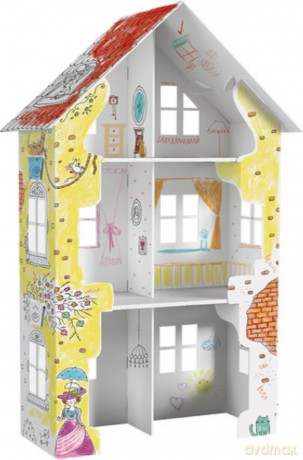 Kolorowanka 3D Domek Fiołkowa 4 XXL MONUMI