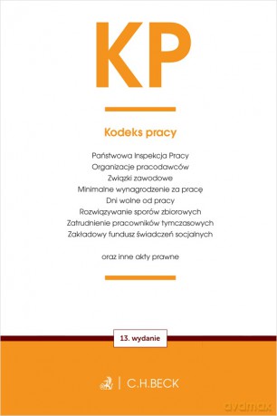 KP. Kodeks pracy oraz ustawy towarzyszące wyd.13 [KSIĄŻKA]