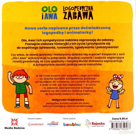 Kredki. Olo i Awa. Logopedyczna zabawa - Monika Skikiewicz [KSIĄŻKA]