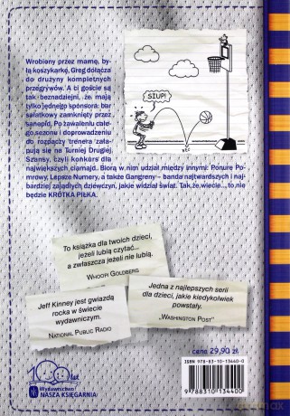 Krótka piłka. Dziennik cwaniaczka (Tom 16) - Jeff Kinney [KSIĄŻKA]
