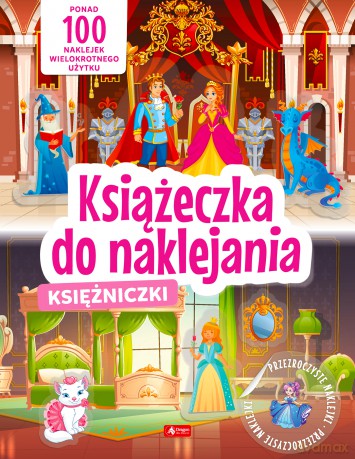 Księżniczki. Książeczka do naklejania [KSIĄŻKA]