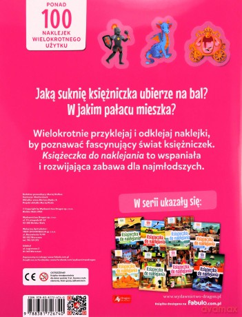 Księżniczki. Książeczka do naklejania [KSIĄŻKA]