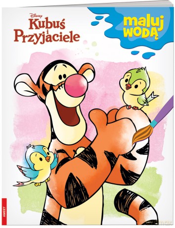 Kubuś i przyjaciele Maluj wodą MW-9110 [KSIĄŻKA]