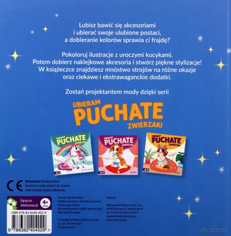Kucyki. Ubieram puchate zwierzaki [KSIĄŻKA]