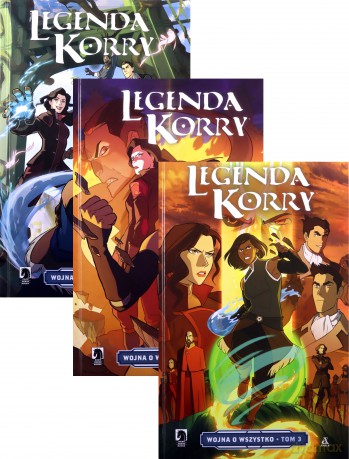 Legenda Korry. Wojna o wszystko (Tom 1-3) - Michael DiMartino, Irene Koh [KOMIKS]