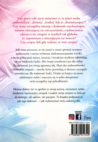 Moc twojej wrażliwości. Dla osób emocjonalnych, empatycznych i wysoko wrażliwych. - Imi Lo [KSIĄŻKA]