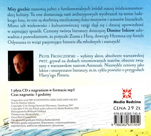 Najpiękniejsze mity greckie - Dimiter Inkiow [AUDIOBOOK]