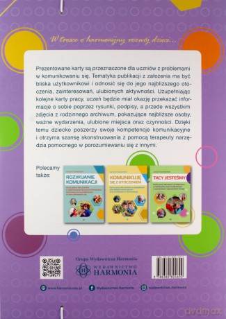 Opowiem wam o sobie Karty pracy dla uczniów z problemami w komunikowaniu się - Jacek Stojanowski [KSIĄŻKA]