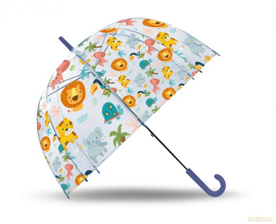 Parasolka Jungle 19cali przeźroczysta KL11053