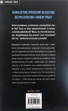 Po pierwsze bezpieczeństwo, czyli BHP na nowo - Magdalena Kozłowska [KSIĄŻKA]