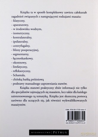 Podstawy masażu - Jacek Wierzbicki [KSIĄŻKA]