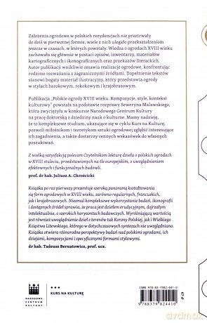 Polskie ogrody XVIII wieku. Kompozycje, style, kontekst kulturowy - Seweryn Malawski [KSIĄŻKA]